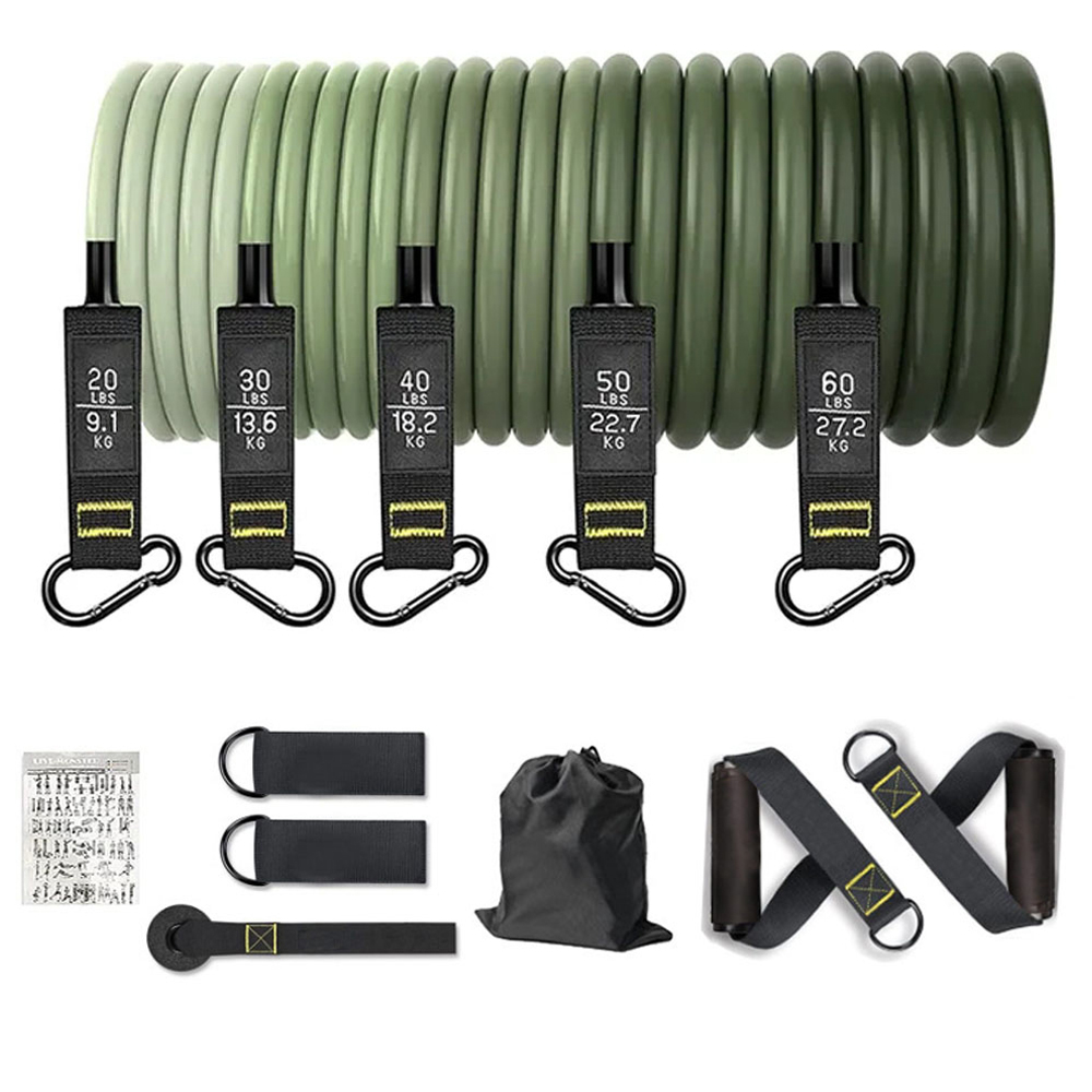 Home Gym Equipment Set - 남성용 및 여성용 운동용 탄성 밴드