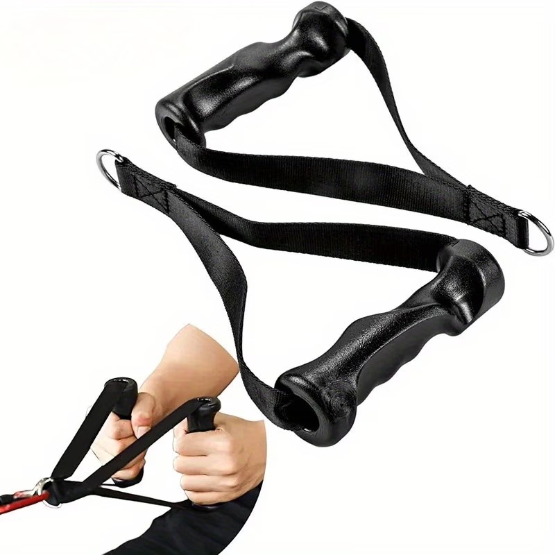 Lat Pulldown Cable - 1쌍의 인체공학적 운동 손잡이(풀리 케이블 머신