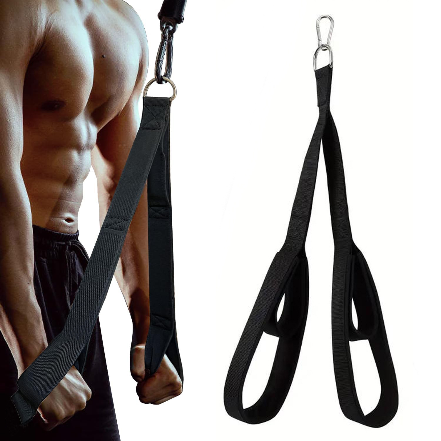 헬스장용 랫 풀다운 더블 헤드 트라이셉스 로프 케이블  - Lat Pulldown Cable 리뷰 및 가격