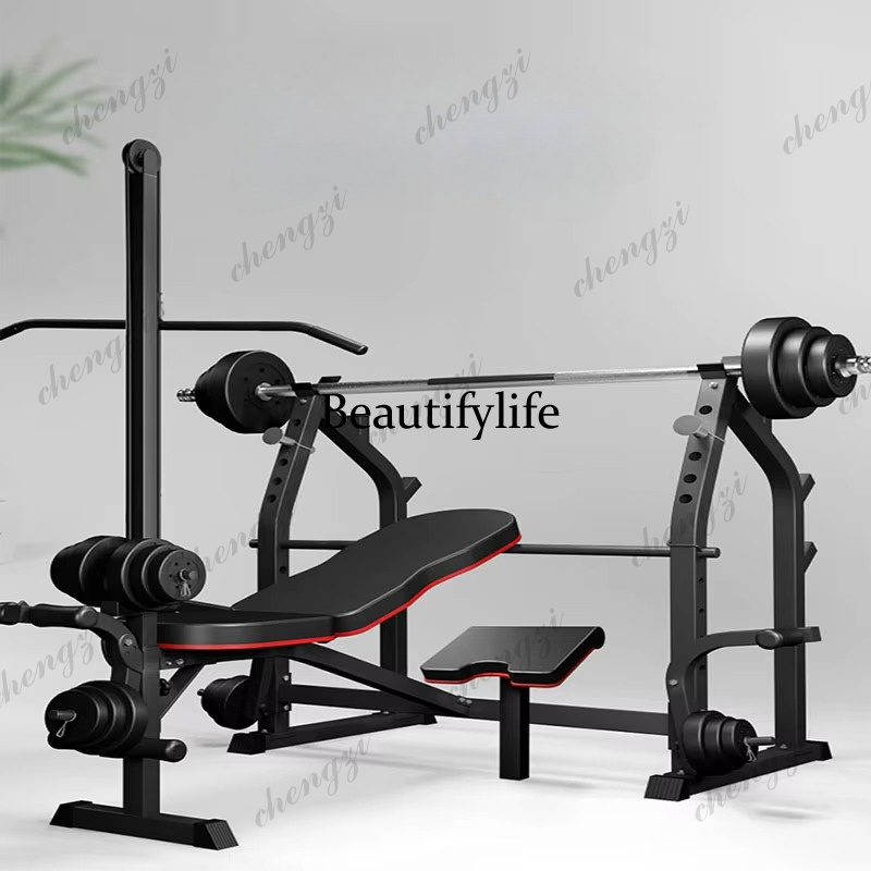 홈/헬스장용 다기능 스쿼트 랙 및 벤치 프레스, 접이식 - Home Gym Equipment Set 리뷰 및 가격
