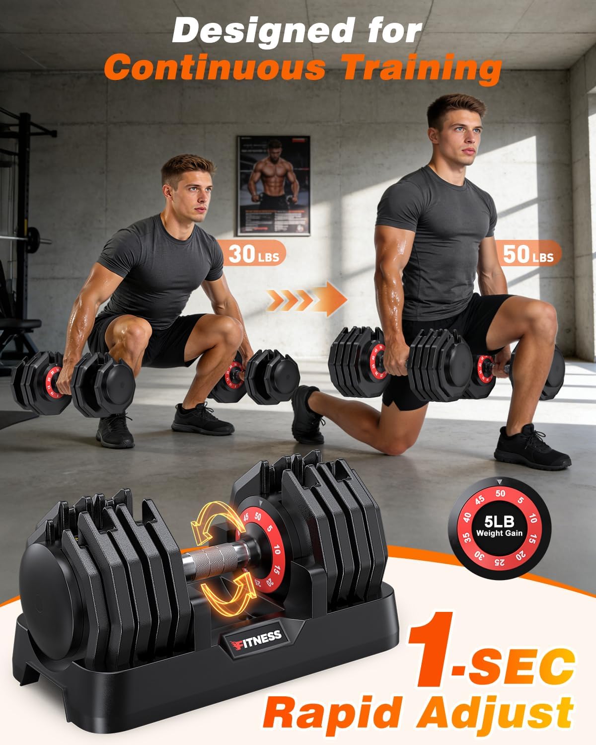 조절 가능한 덤벨 세트와 운동 벤치, 접이식으로 가정용 - Home Gym Equipment Set 리뷰 및 가격