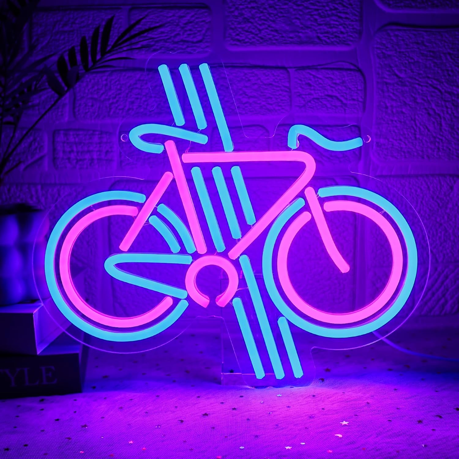 자전거 네온사인 디밍 가능 자전거 LED 네온 조명 침 - Home Gym Neon Sign 리뷰 및 가격