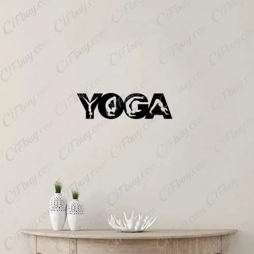 CIFBUY 요가 자세 금속 벽 장식, 철제 걸이형 조 - Home Gym Yoga 리뷰 및 가격