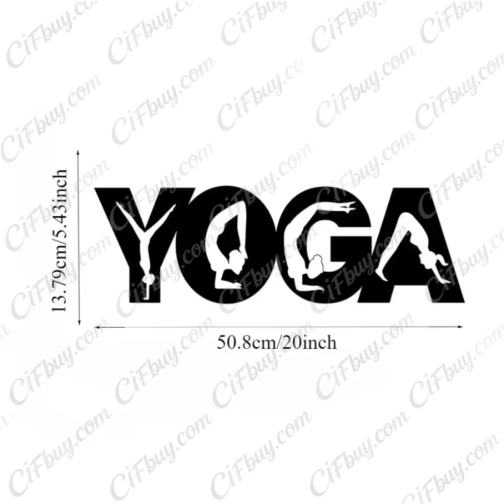 CIFBUY 요가 자세 금속 벽 장식, 철제 걸이형 조 - Home Gym Yoga 리뷰 및 가격