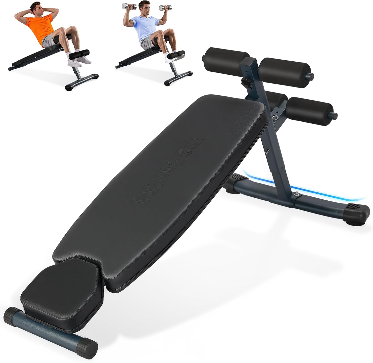 3단계로 높이 조절이 가능한 복근 운동 벤치, 가정용  - Home Gym Equipment Set 리뷰 및 가격