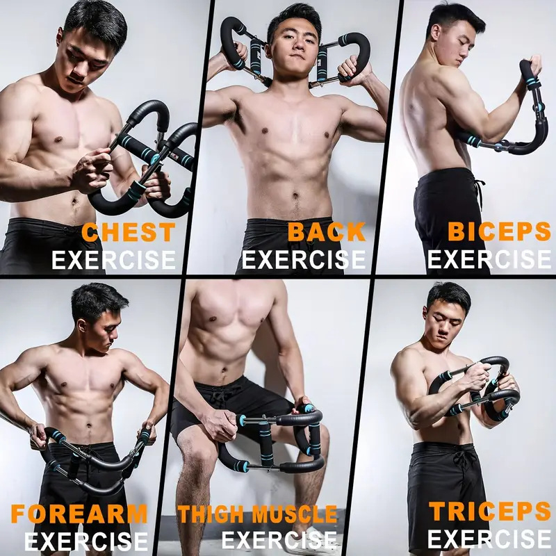 조절 가능한 U자형 팔 운동기구, 3홀 팔 근력 트레이 - Home Gym Routine 리뷰 및 가격