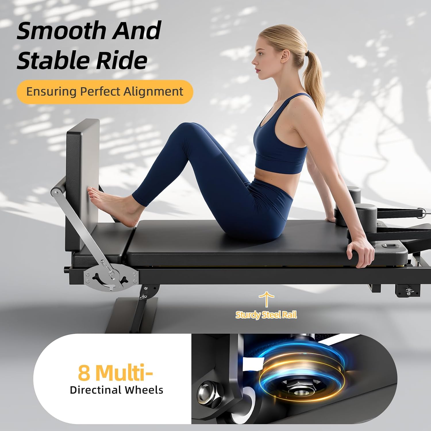 접이식 필라테스 리포머 머신, 홈짐 전신 피트니스 운동 - Home Gym Equipment Set 리뷰 및 가격