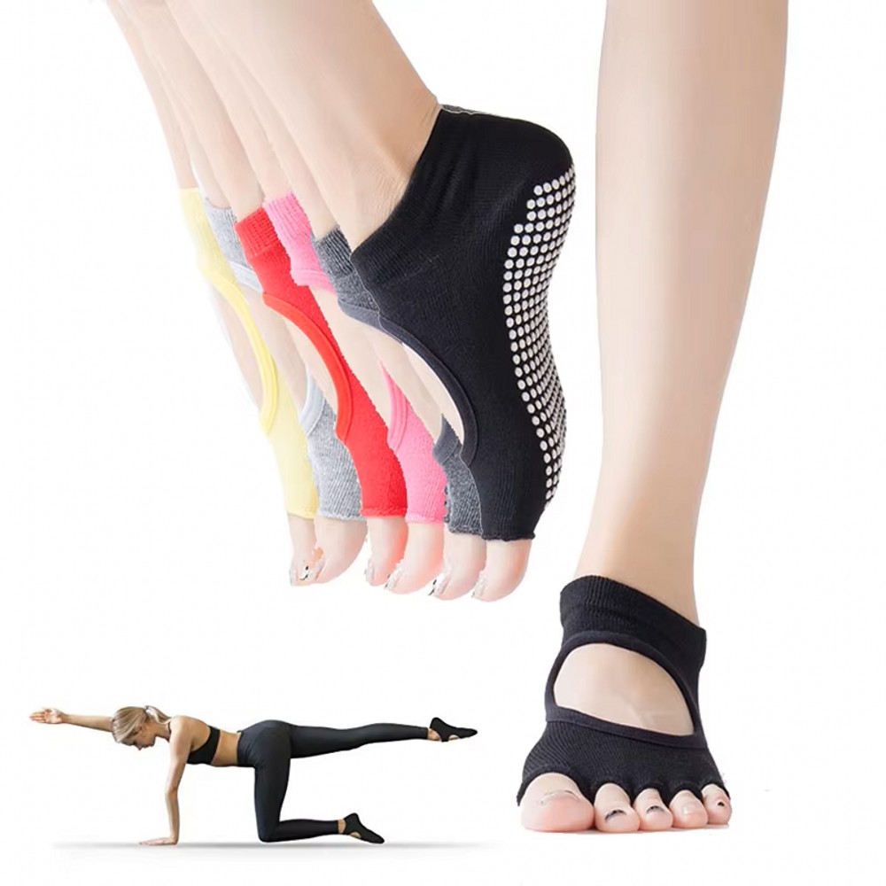등이 없는 5발가락 요가 양말, 통기성 좋은 피트니스  - Home Gym Yoga 리뷰 및 가격